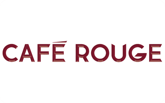 Buy a Café Rouge Gift Card top up online