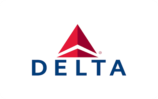 Buy a Delta Airlines Gift Card top up online
